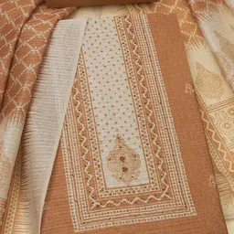 Soch Ethnic Motif Printed Unstitched Dress Material-image-9