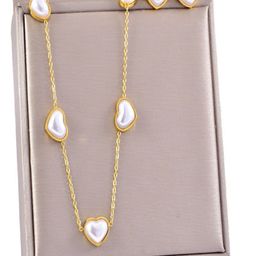 DressBerry Beads Studed Heart Shaped Jewellery Set-image-21