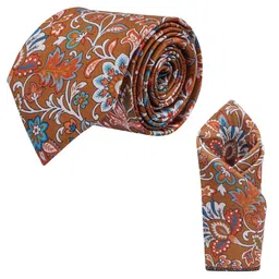 CALIXTO Men Printed Ascot Tie-image-29