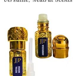 Jeval Set Of 2 Royal Whisk & Ambrosia Alcohol Free Attar - 3 ml Each image 4