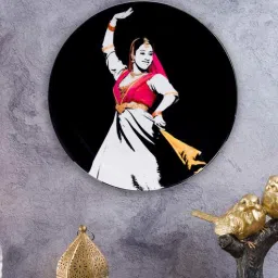 kolorobia Dances Of India Kathak Inspired Wall Plate-picture-14
