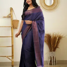 Areca Designer Woven Design Zari Pure Silk Traditional Banarasi Saree-image-97