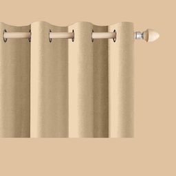 Lunar Days Beige Polyester Long Door Curtains-13