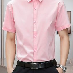 INVICTUS Men Relaxed Fit Solid Spread Collar Cotton Casual Shirt-picture-11