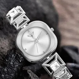 WHITE BIRD Women Brass Dial & Bracelet Style Straps Analogue Watch TN-S Silver-picture-36