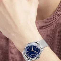 DOUBLERUN Men Dial & Bracelet Style Straps Analogue Multi Function Watch H05N8004 image 3