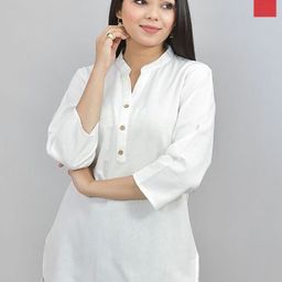 ATARAH Women Pack Of 2 Pathani Cotton Kurta-image-74