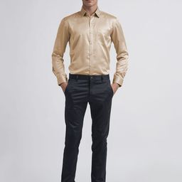 OTTO Men Trim Slim Fit Opaque Casual Shirt-image-91