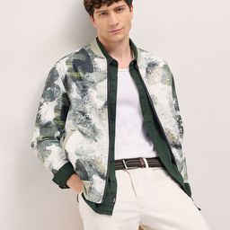 THE BEAR HOUSE Men Camouflage Lightweight Outdoor Bomber Jacket-image-65