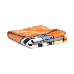 Monte Carlo Orange & Black Cartoon Characters Mild Winter 600 GSM Single Bed Blanket-picture-38
