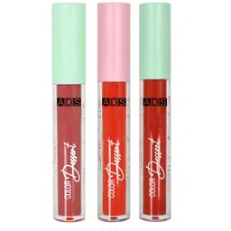 A.D.S Set Of 3 Ultra Long-Lasting Liquid Matte Lipstick-4ml Each-06-14-15 image 1
