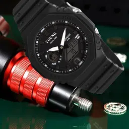 Kool Kidz Kids Analogue and Digital Watch YM 662 BK-50