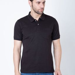 Sparky Men Polo Collar Pockets T-shirt-image-92