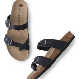 HF JOURNEY One Toe Flats with Buckles-picture-52