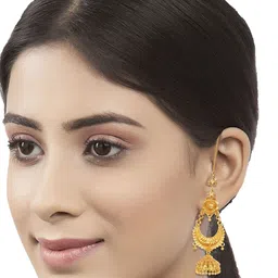 Heer Collection Contemporary Jhumkas Earrings-31