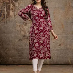 PURSHOTTAM WALA Women Ethnic Motifs Printed Asymmetric Kurta-image-46