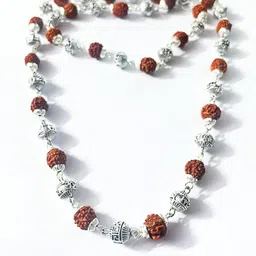 Divine souvenirs Unisex Rudraksha Minimal Chain-17