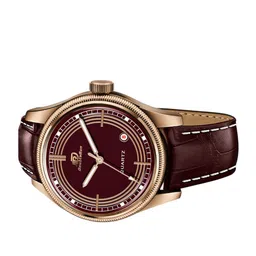 DOUBLERUN Men Dial & Leather Bracelet Style Straps Analogue Multi Function Watch H05N7004 image 5