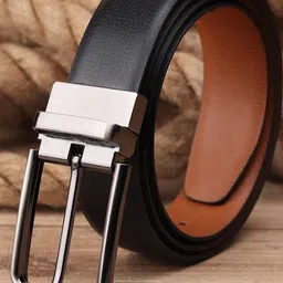 Killer Men Textured Reversible Formal Belt-image-79