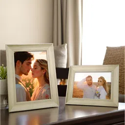 Art Street White 2 to 4 Pieces Wood Table Photo Frames-13
