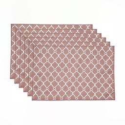 BILBERRY Furnishing by preeti grover 6Pcs Beige & White Floral Printed Table Placemats-20
