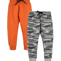 PLUM TREE Boys Pack Of 2 Printed Pure Cotton Joggers-29