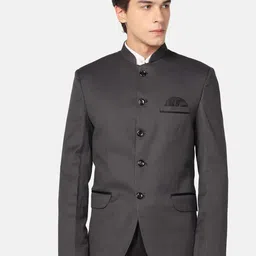 TAHVO Men Bandhgala 2 Piece Long Sleeves Suits-image-19