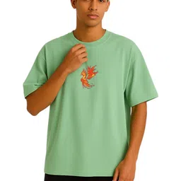 Billion Graphic Printed Drop-Shoulder Sleeves Pure Cotton Oversized T-shirt-62