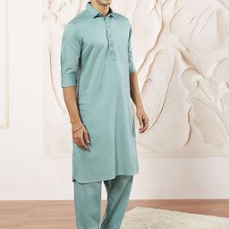 VASTRAMAY Men Regular Kurta with Pyjamas-23