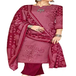 DRAVINAM Trends Printed Unstitched Dress Material-image-83
