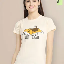 Metronaut Women Typography 2 Printed T-shirt-picture-26