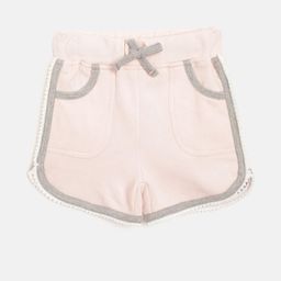 MOONAAH Girls Solid Shorts-19
