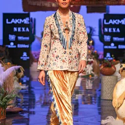 Payal Singhal Women Polyester Lightweight Patchwork Jacket-picture-20