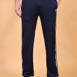 FAW Men Striped Mid-Rise Cotton Track Pant-image-88