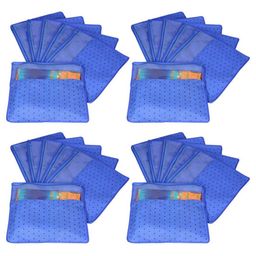 prettykrafts Blue Set of 6 Regular Drawer Organiser Organisers-36