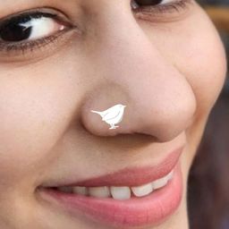 Goldnera 925 Sterling Silver Bird Stud Nosepin-48