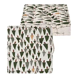 Myntra Elegant Homes White & Green 2 Pieces Tree Printed Cotton Chair Pads-image-47