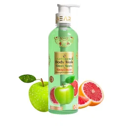 Earthgenix Green Apple & Grape Fruit Body Wash With Free Loofah- 500 ml-6