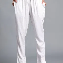 Vivika Women Relaxed Straight Leg Straight Fit Pleated Cigarette Trousers-picture-33