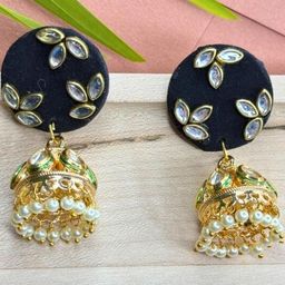 MCREATION4U Contemporary Jhumkas Earrings-image-89