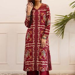 Spera Women Floral Printed Regular Sequinned Kurta with Palazzos-image-77