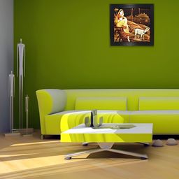 Chaque Decor Beige & Brown Religious Wooden Wall Art-image-34