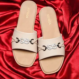 CORSICA Women Embellished Open Toe Flats-44
