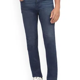 EVERBLUE Men Relaxed Fit Mid-Rise Low Distress Jeans-picture-9