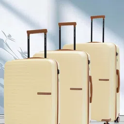 Nasher Miles Havelock Set Of 3 Textured Hard-Sided Trolley Bags-94