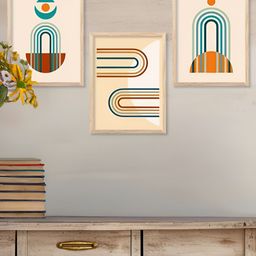 Kotart Brown & Green 3 Pieces Wooden Modern Wall Arts-picture-21