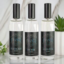 Eau DuFrance Set Of 3 Golden Petal Celestial Blue & Pink Wink Eau De Parfum - 50 ml Each-2