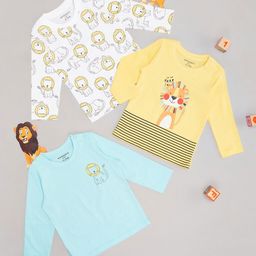 Pantaloons Baby Boys Sports 3 Applique T-shirt-picture-14