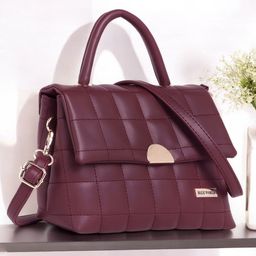 BLUE WORLD PU Sling Bag with Quilted-image-52