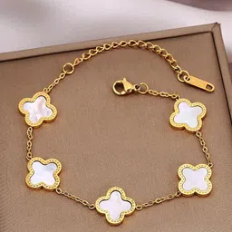 Jewels Galaxy Gold-Plated Crystals Bangle-Style Bracelet-picture-6